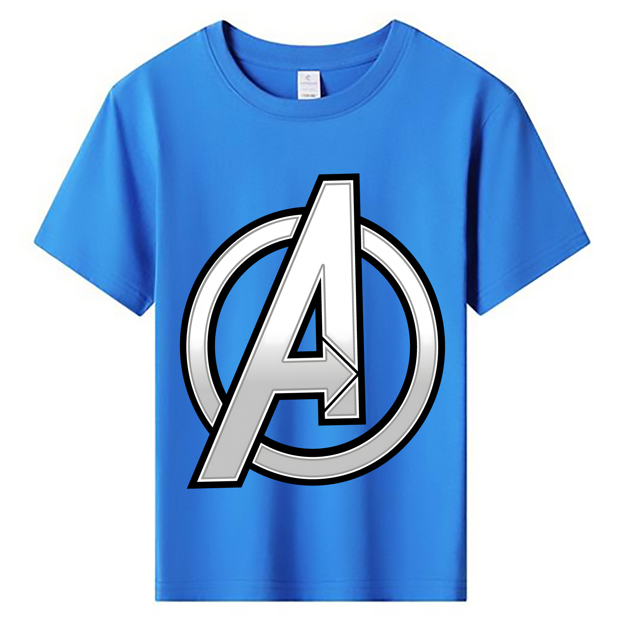 （画像用） アベンジャーズ The Avengers 綿100％キッズTシャツ（フロントプリント）